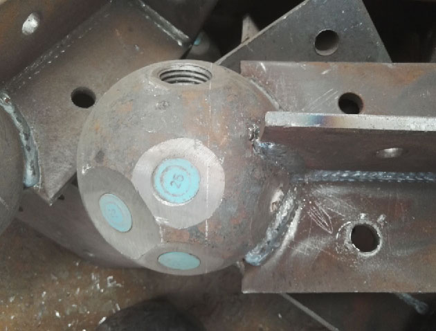 铁力螺栓球球塞，网架配件